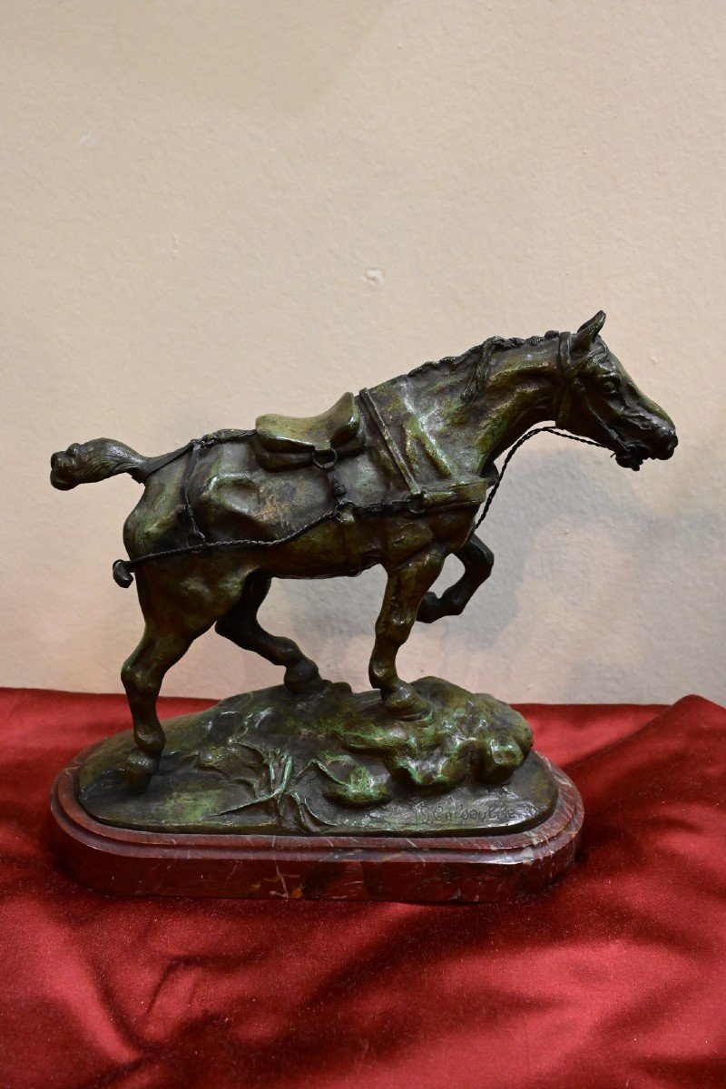 Gustave Colsoulle - Cavallo in Bronzo-photo-3